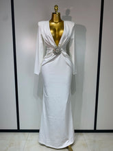 Women Long Sleeve Deep V-Neck Bodycon Long Dress Elegant Evening Party Club Celebrate Cocktail Outfit Luxuru Birthday Dress